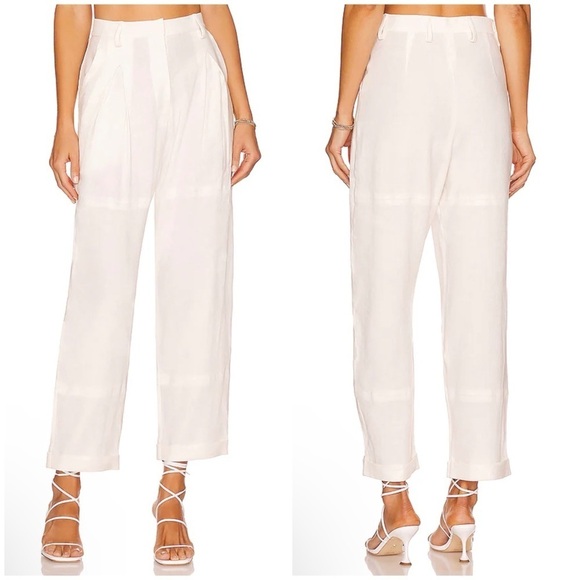 Just Bee Queen Kai Pant in Ivory Size M - Picture 1 of 13